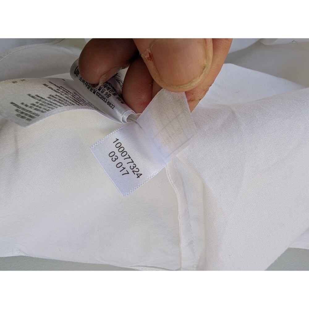 Brooks Brothers Red Fleece 100077324 Stretch Cotton Contrast Trim Shirt White 8 - Picture 6 of 7